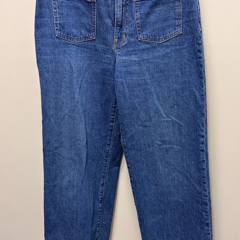 Madewell The Perfect Vintage Wide Leg Blue Women's Jeans in Medium Wash